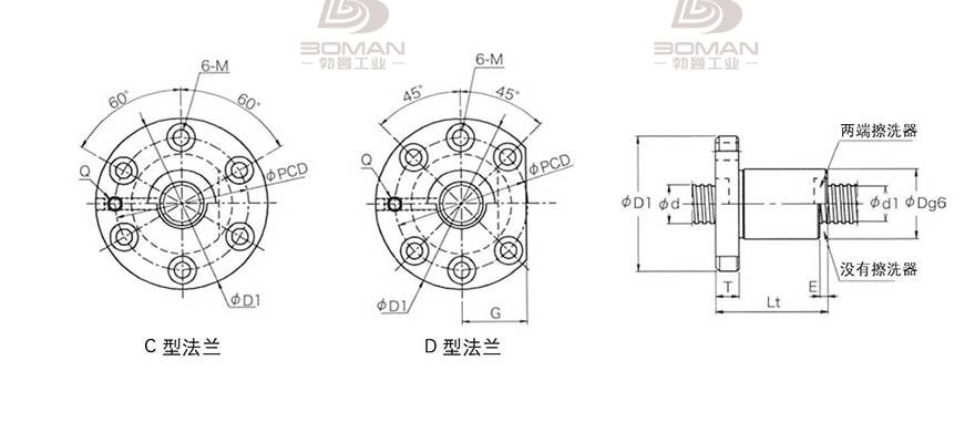 KURODA GD3205JT-CDPR 黑田丝杆型号规格