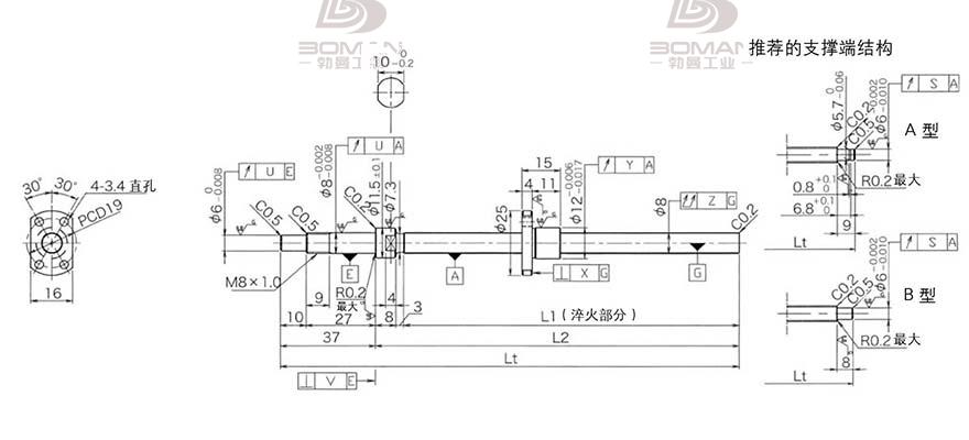KURODA DP0801JS-HDNR-0260B-C3F 黑田精工的滚珠丝杠怎么样