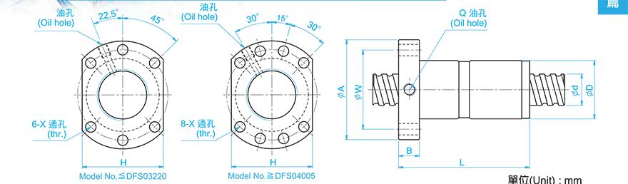 TBI DFS03205-3.8 tbi滚珠丝杆的材料