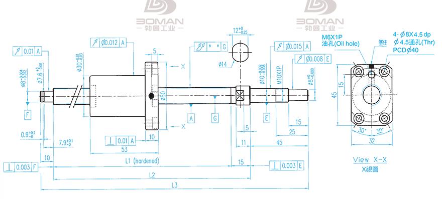 TBI XSVR01210B1DGC5-480-P1 tbi丝杆轴是什么材质