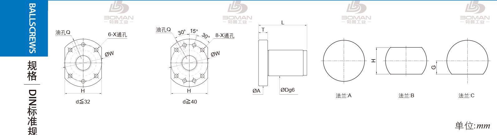 PMI FSDU1510L-3P pmi丝杆等级表